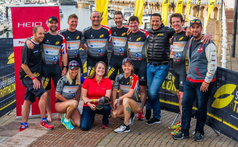 HeiQ sponsors high-tech triathlon suits at Super League Jersey Island